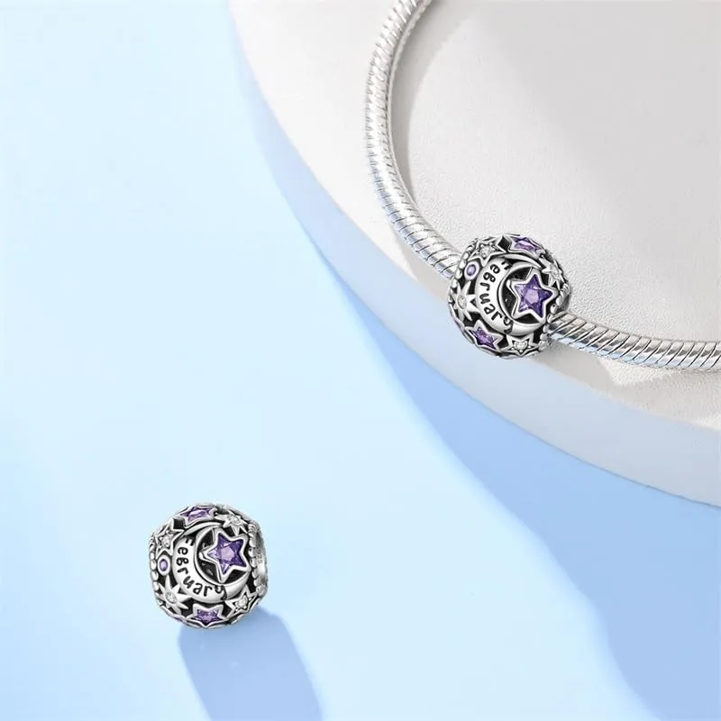 KUNSIR Bead Charm in Argento Sterling 925 con Cubic Zirconia per Braccialetti e Collane Europei - immagine 2