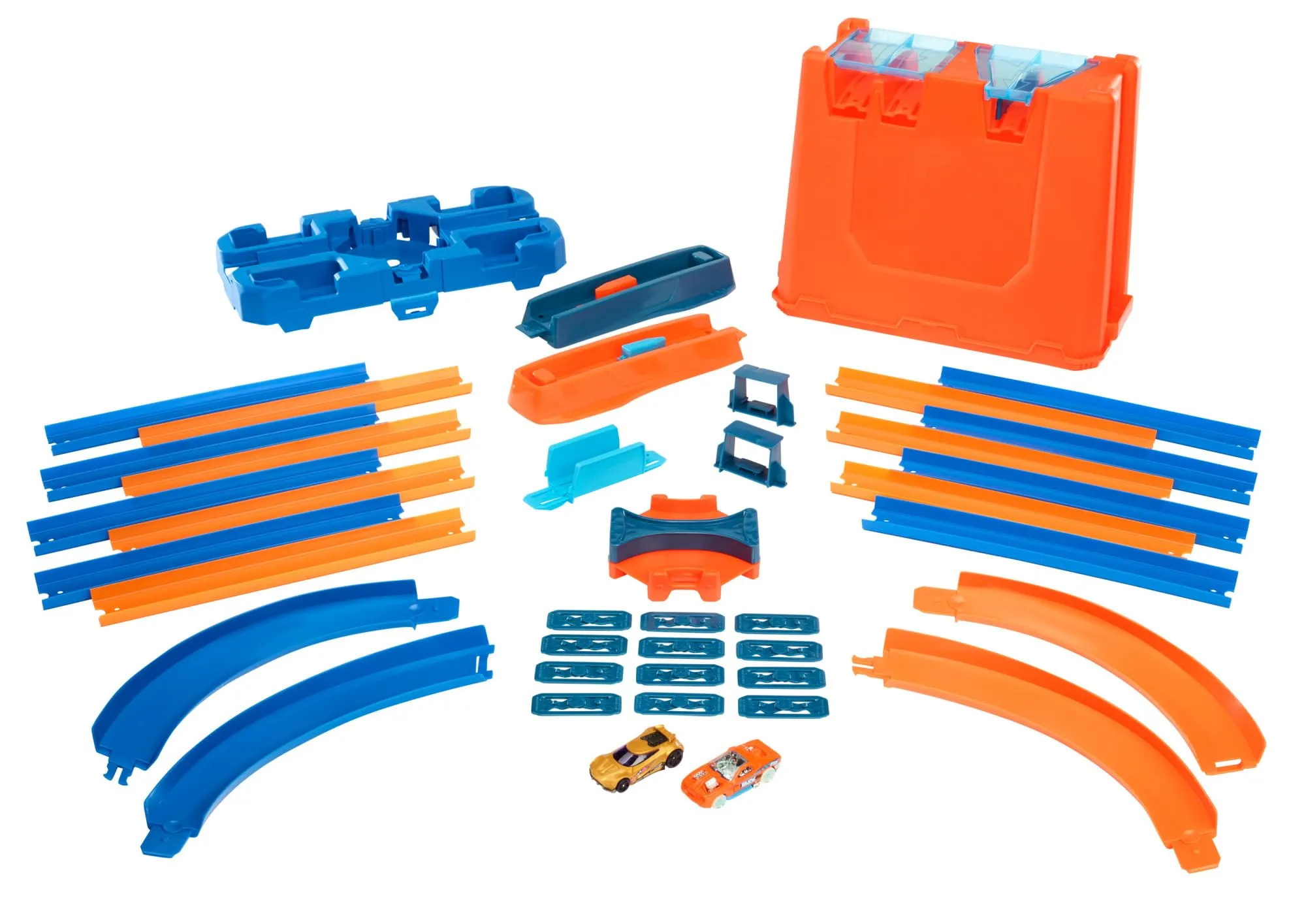 Hot Wheels Track Builder Deluxe Stunt Box with 1:64 Scale Car - immagine 6