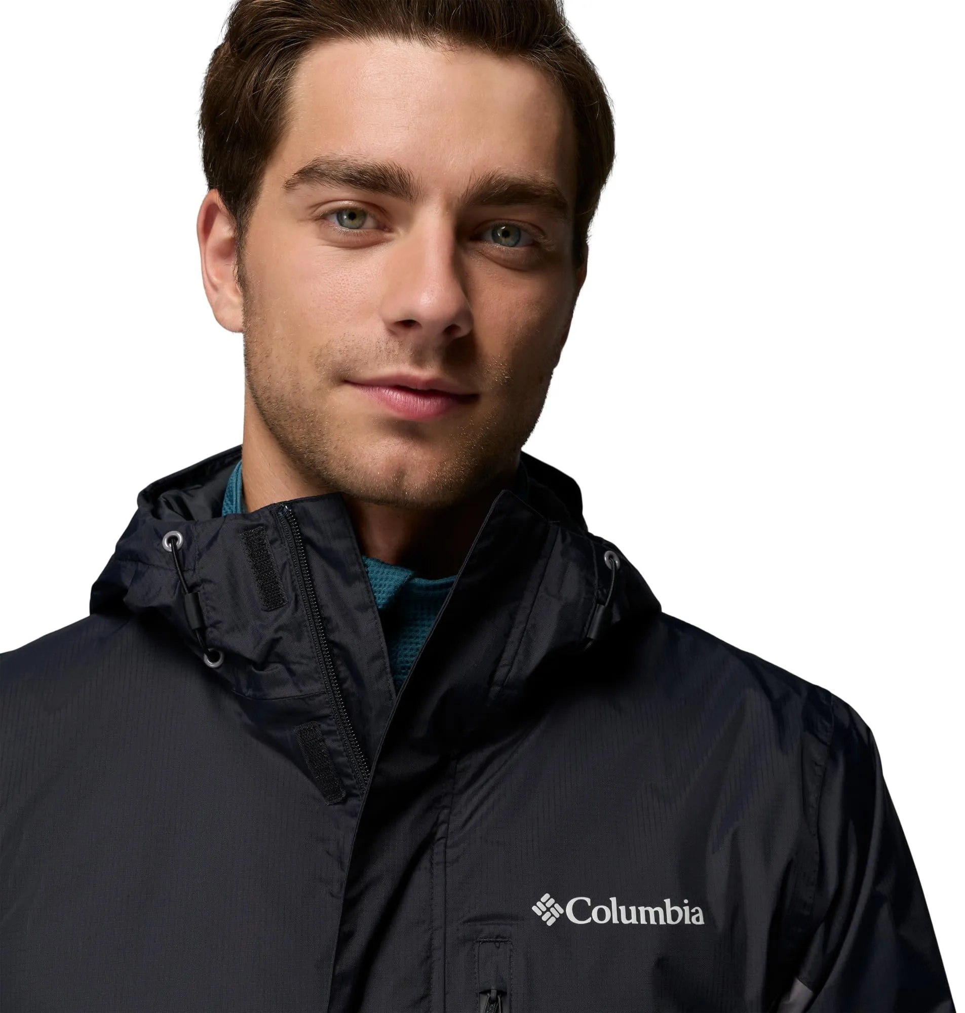 Columbia Pouring Adventure III Jacket, Nero, Grigio Città, S - immagine 6