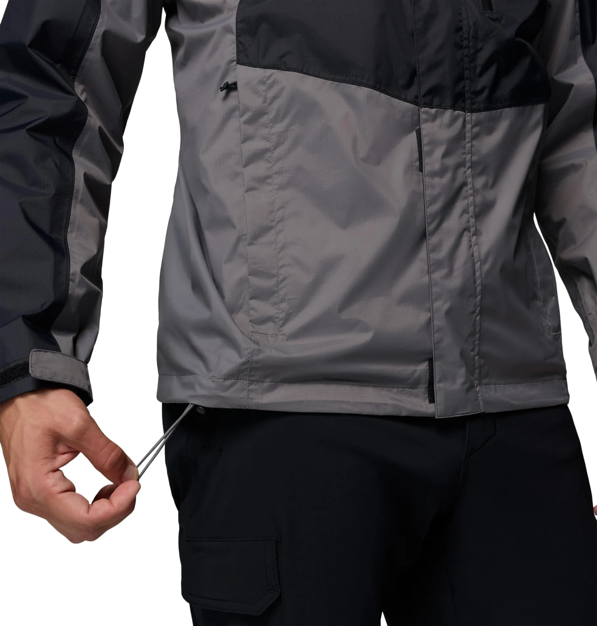 Columbia Pouring Adventure III Jacket, Nero, Grigio Città, S - immagine 7