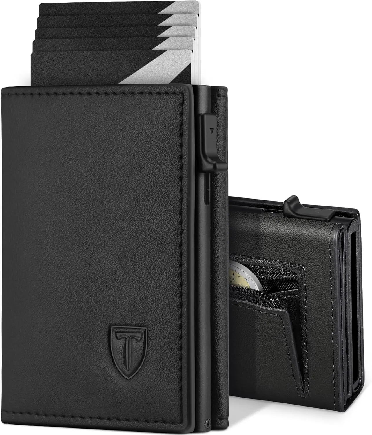 TEEHON Portafoglio Uomo Slim in Pelle con Protezione RFID - immagine 1