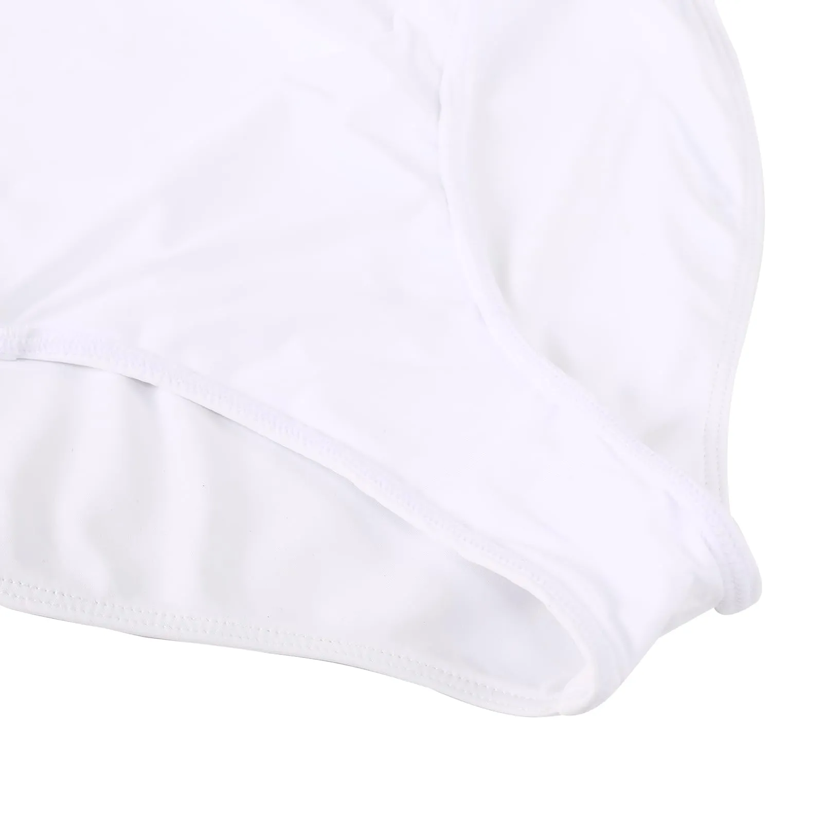 ZYXWVU Body Danza Classica Donna con Spalline Regolabili C20-Bianco, XS - immagine 7