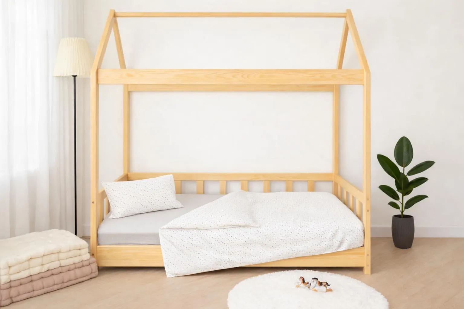 Lovely Hippo Set di Biancheria Letto per Bambini 3 Pezzi, Costellazione Grigia, Letto 80x160cm (Lenzuolo con Angoli 80x160 cm, Copripiumino 120x170 cm, Federa 40x60 cm) - immagine 3