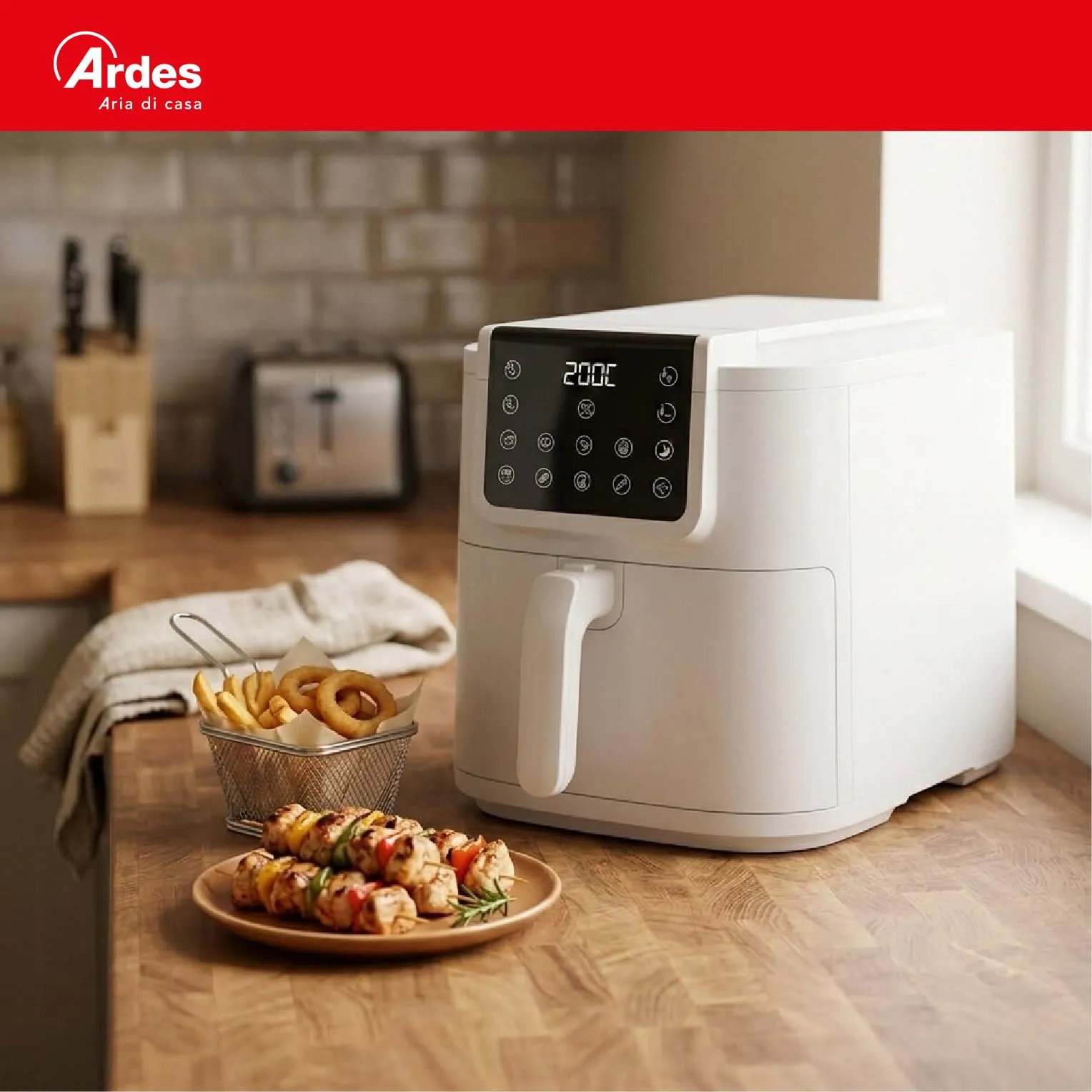 Ardes Infinity ARFRYA05LW Friggitrice ad Aria Extra Profonda - immagine 3