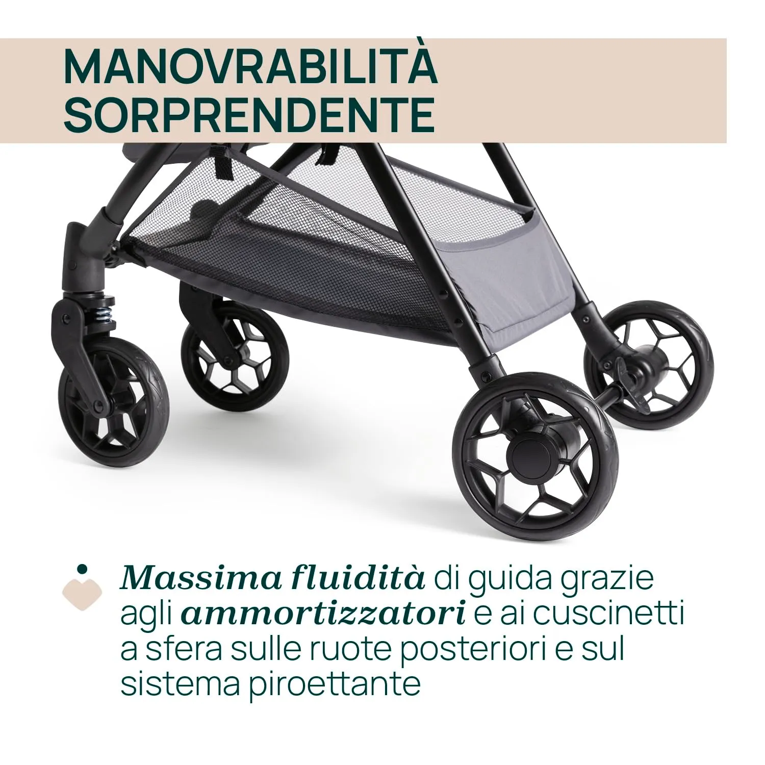 Chicco Urbino Passeggino 0-22 kg, Grigio - immagine 6