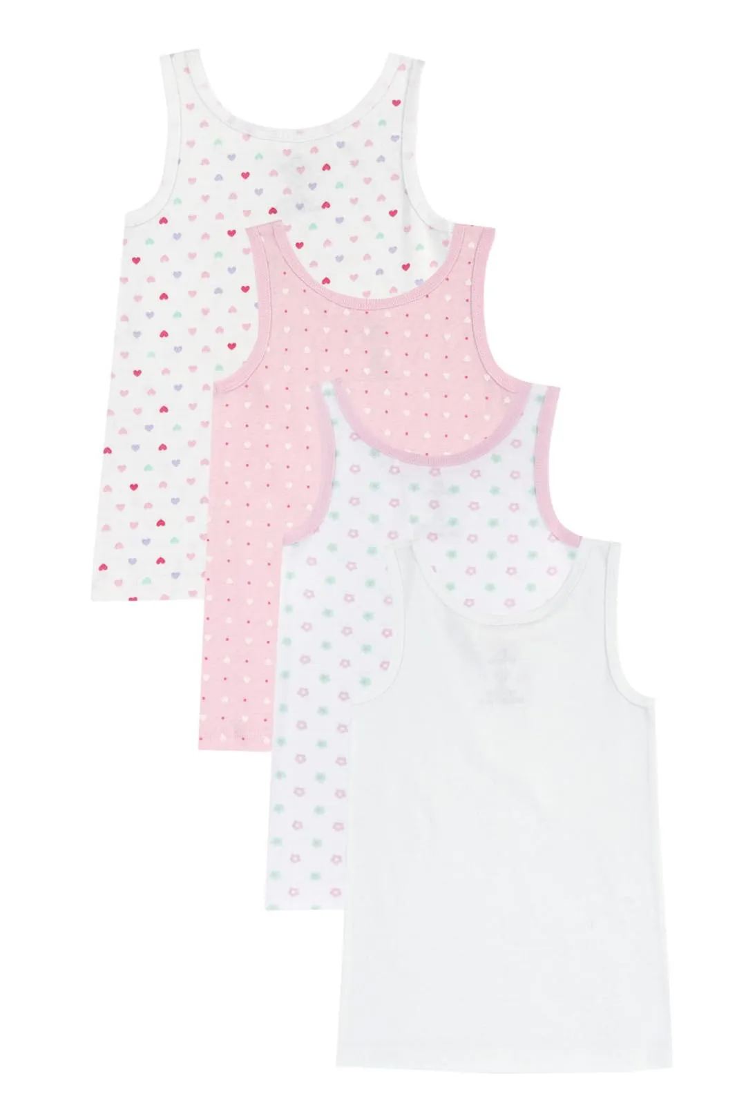 Chicco Set 4 Canottiere 100% Cotone Multicolor 4 Anni - immagine 2