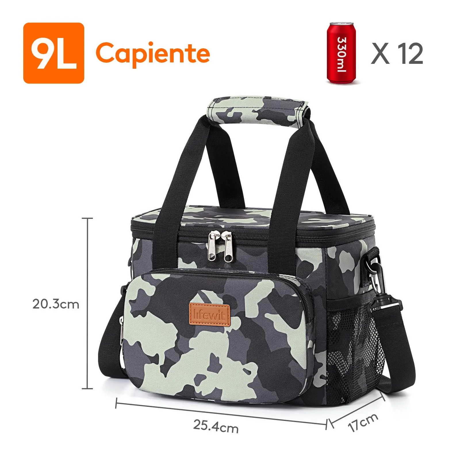 Lifewit Borsa Termica Porta Pranzo 9L - immagine 3
