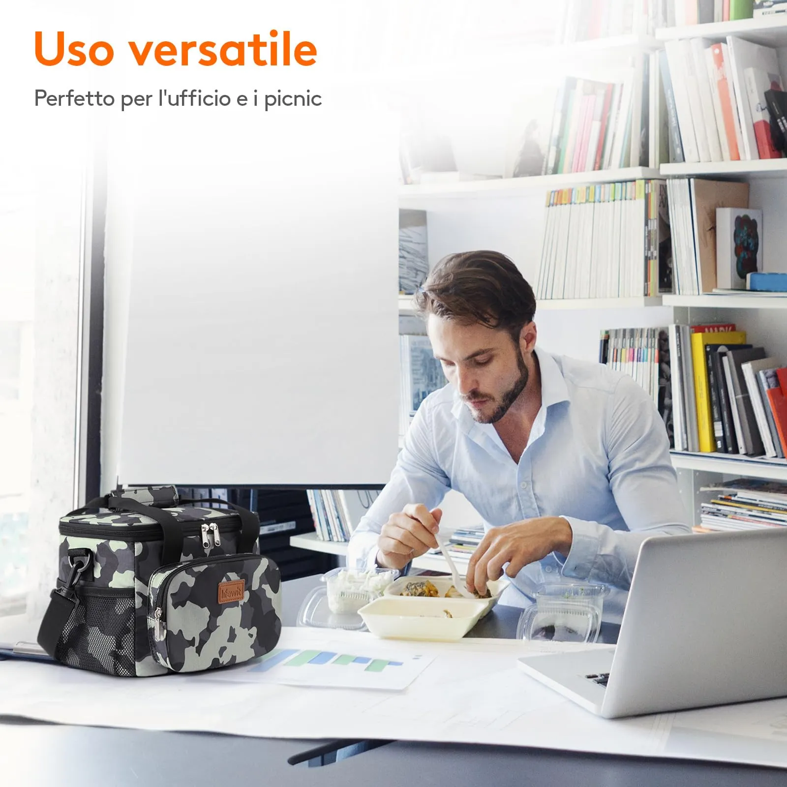 Lifewit Borsa Termica Porta Pranzo 9L - immagine 7