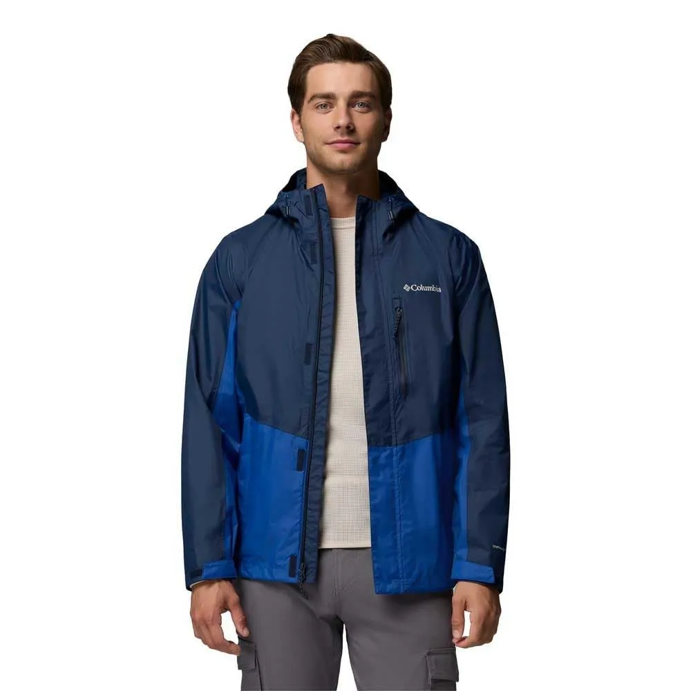 Columbia Pouring Adventure III Jacket, Collegiate Navy, Blu Montagna, XL - immagine 3