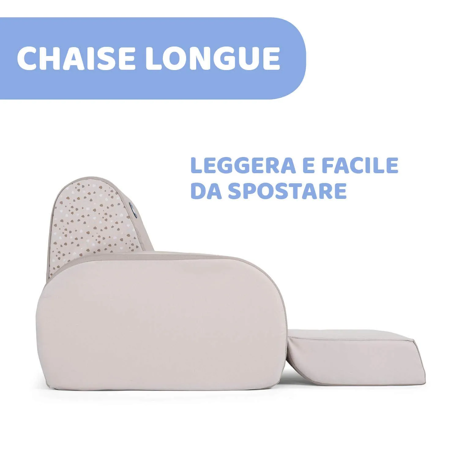 Chicco Twist Poltroncina per Bambini Trasformabile in Chaise Longue e Divanetto, Grigio - immagine 4