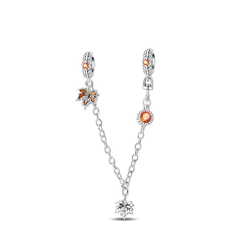 TINSLO Bead Charm Ciondolo Argento Sterling 925 con Cubic Zirconia per Braccialetti e Collane Europei - immagine 1