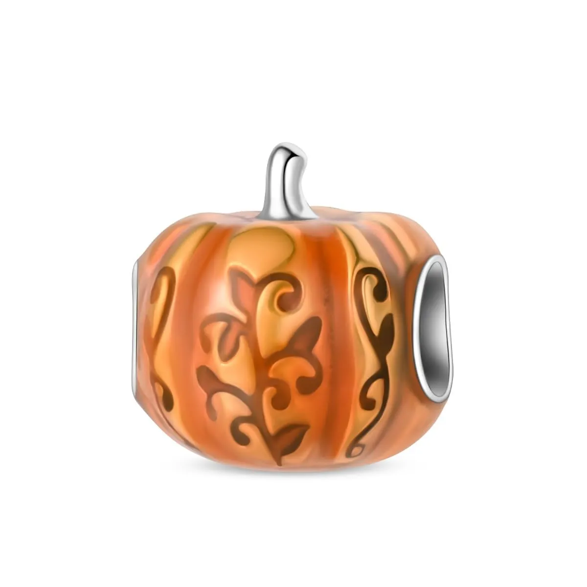 TINSLO Bead Charm Argento Sterling 925 con Cubic Zirconia per Braccialetti e Collane Europei - immagine 1