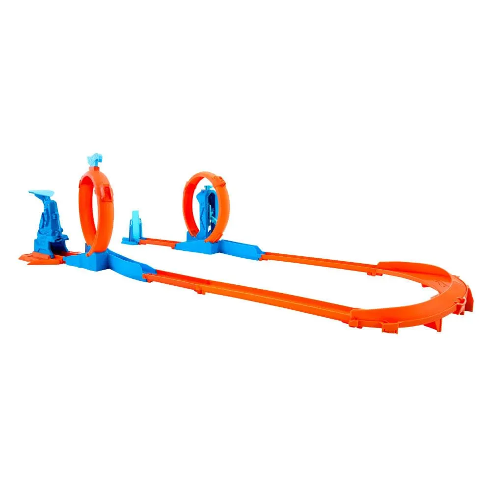 Hot Wheels Track Creator Triplo Loop con macchinina 1:64 - immagine 4