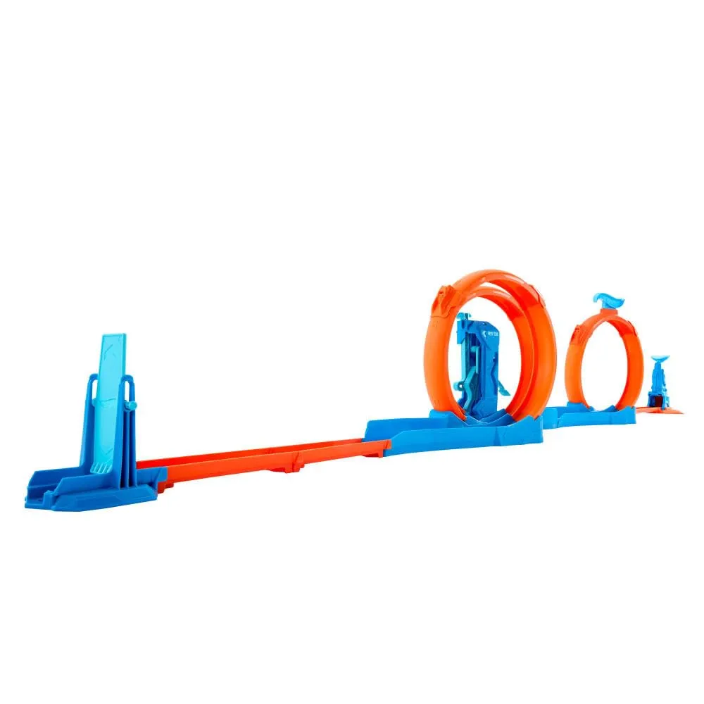 Hot Wheels Track Creator Triplo Loop con macchinina 1:64 - immagine 5