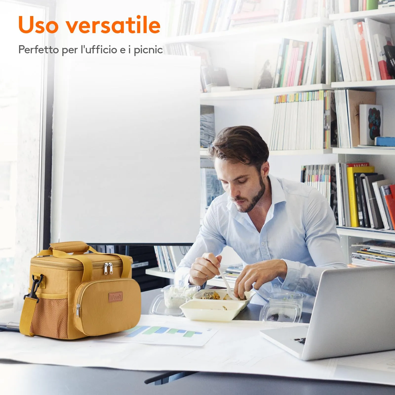 Lifewit Borsa Termica Porta Pranzo 9L - immagine 7