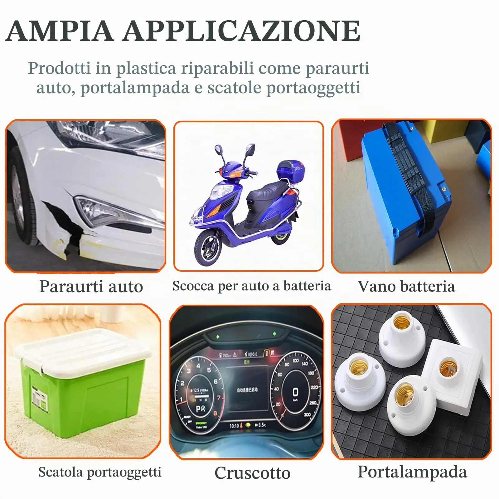 HYHJMISTY 220W Saldatrice Plastica per Paraurti Auto con 800 Chiodi di Saldatura, 2 Bacchette, Pinze e Coltello - immagine 6