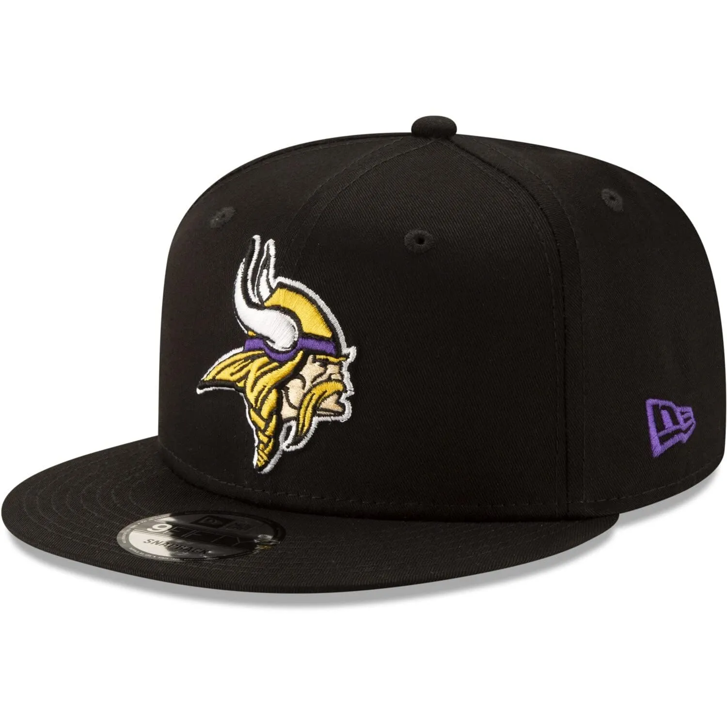 New Era NFL 9FIFTY Minnesota Vikings Cappello Regolabile - Nero, Taglia Unica - immagine 1