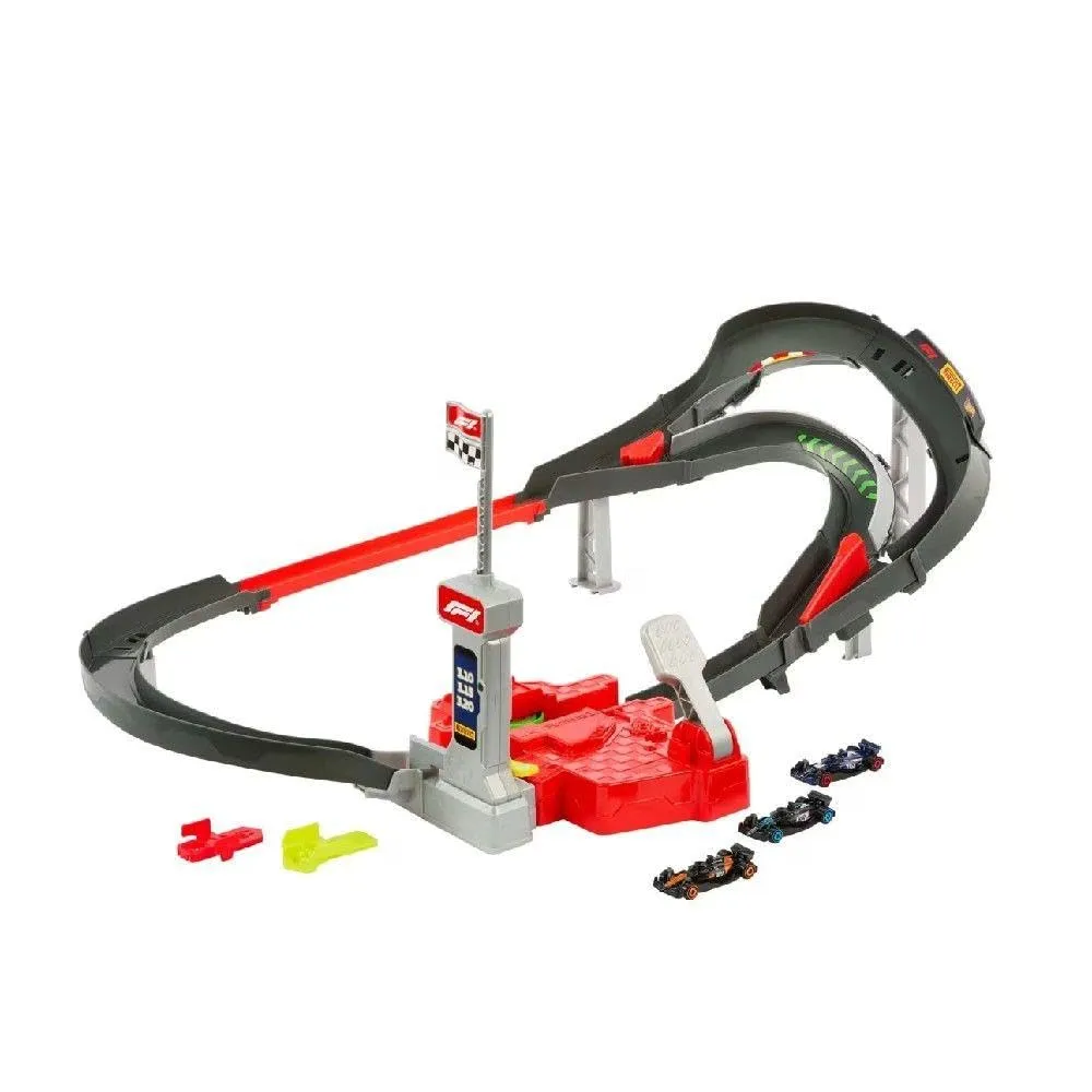 Hot Wheels Racing Formula 1 Circuito Sprint con 3 veicoli 1:64 - immagine 4