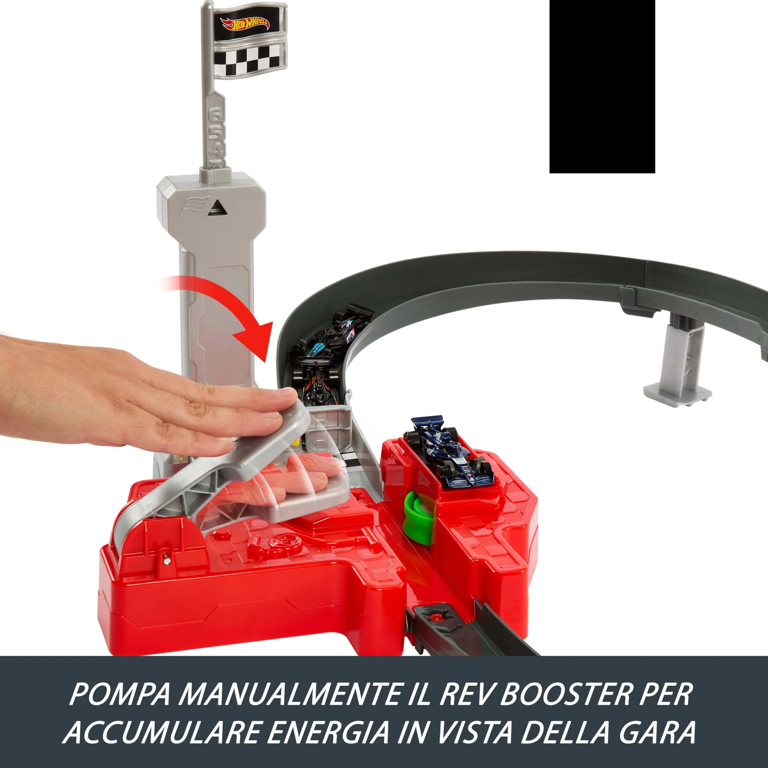 Hot Wheels Racing Formula 1 Circuito Sprint con 3 veicoli 1:64 - immagine 5