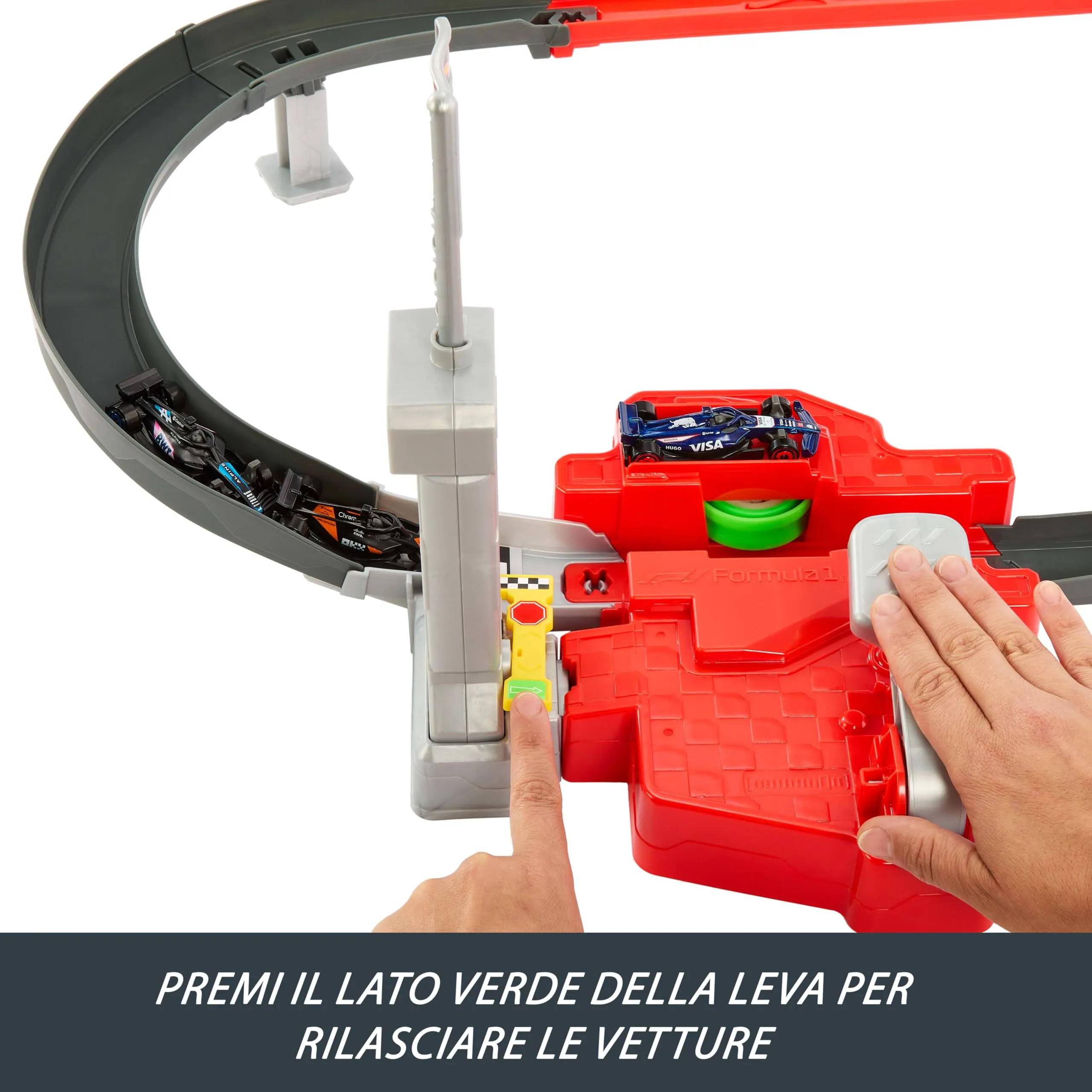 Hot Wheels Racing Formula 1 Circuito Sprint con 3 veicoli 1:64 - immagine 6