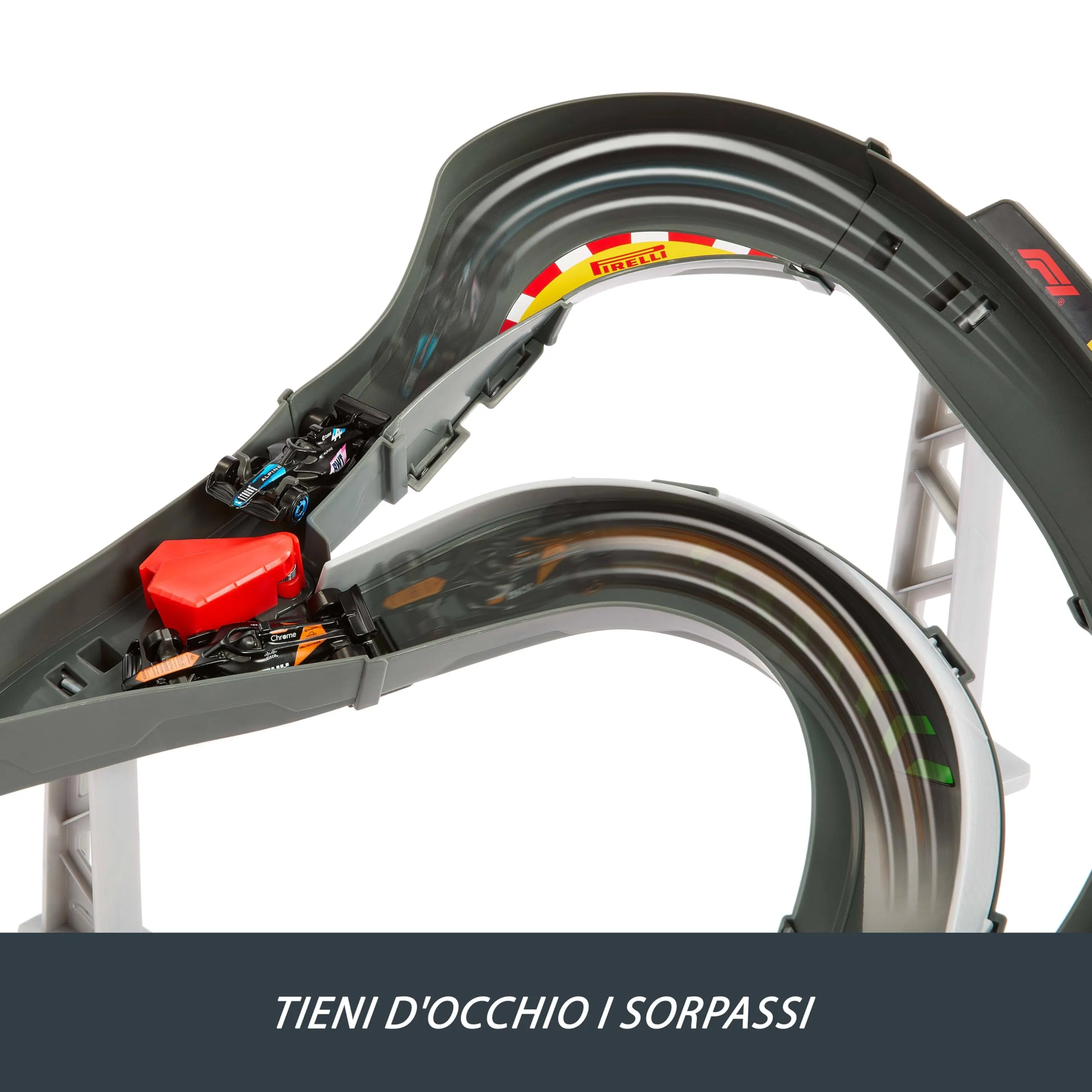 Hot Wheels Racing Formula 1 Circuito Sprint con 3 veicoli 1:64 - immagine 7