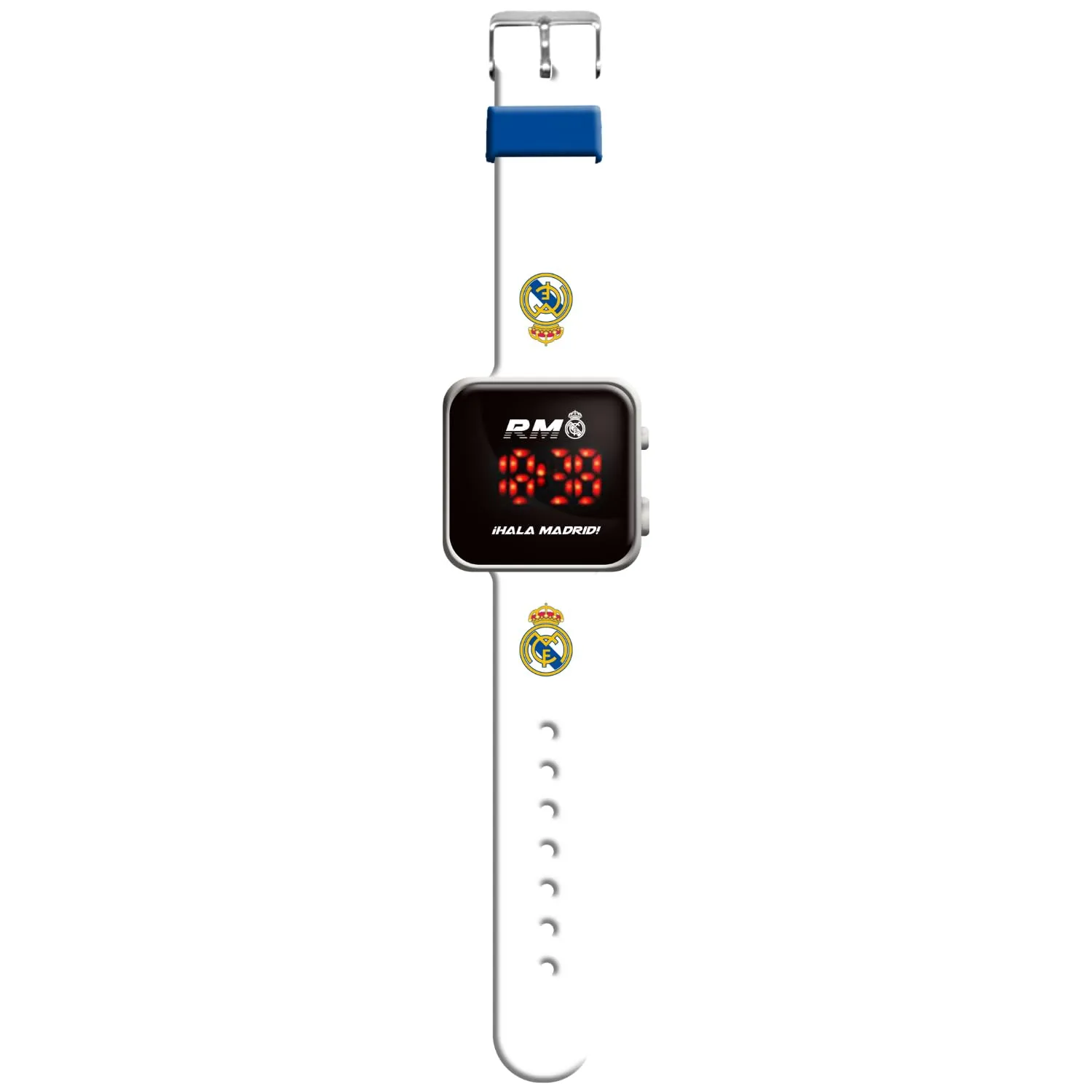 Kids Licensing Orologio digitale a LED Real Madrid, bianco - immagine 1
