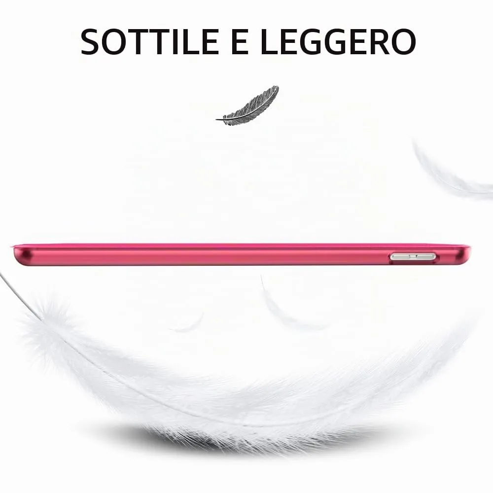 MoKo Cover for iPad 9th/8th/7th Gen 10.2 inch (2021/2020/2019), Rosa Brillante - immagine 8