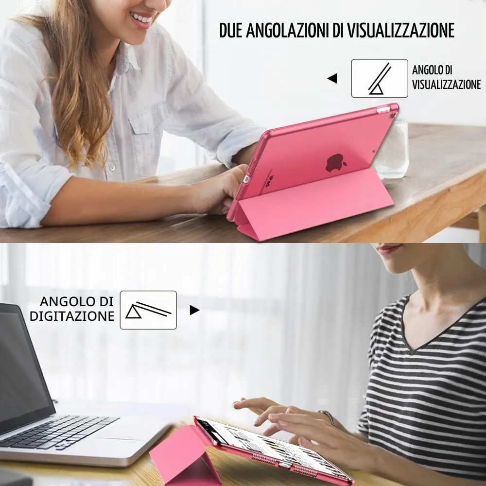 MoKo Cover for iPad 9th/8th/7th Gen 10.2", Anguria Rossa - immagine 6