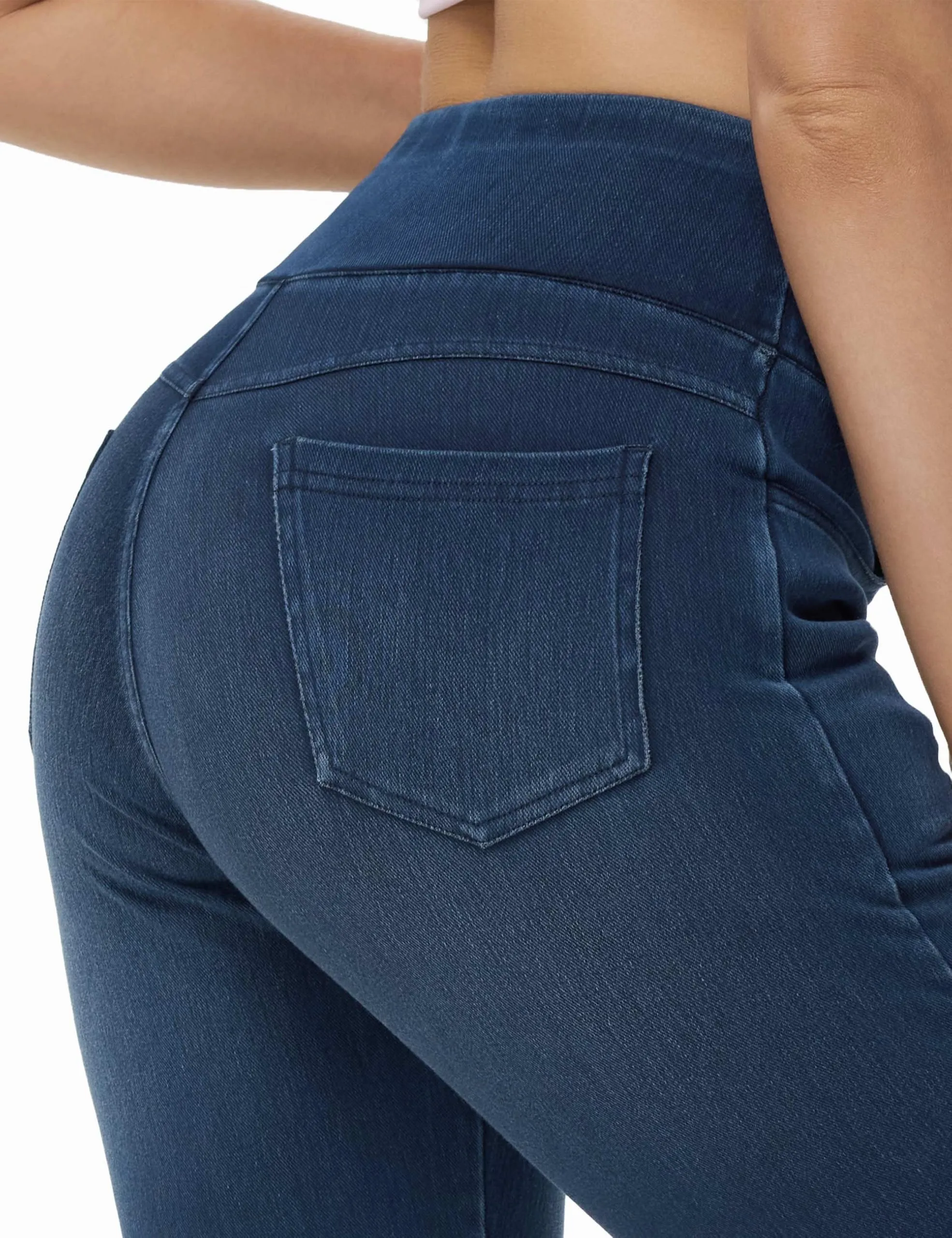 The Gym People Jeggings Donna Vita Alta Skinny Stretch con Tasche - immagine 5