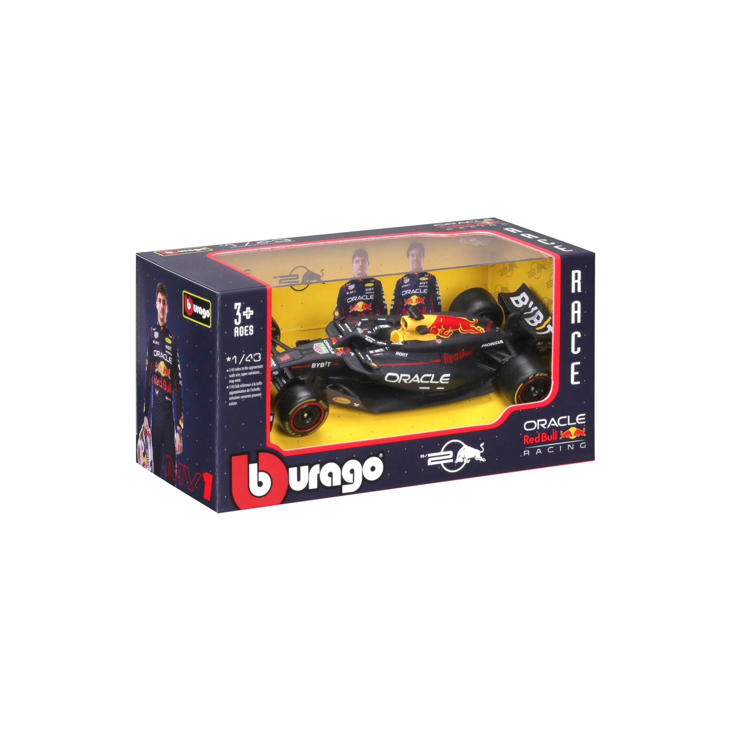 Bburago Red Bull Racing RB20 Max Verstappen #1 2024 Scale 1:43 - immagine 2