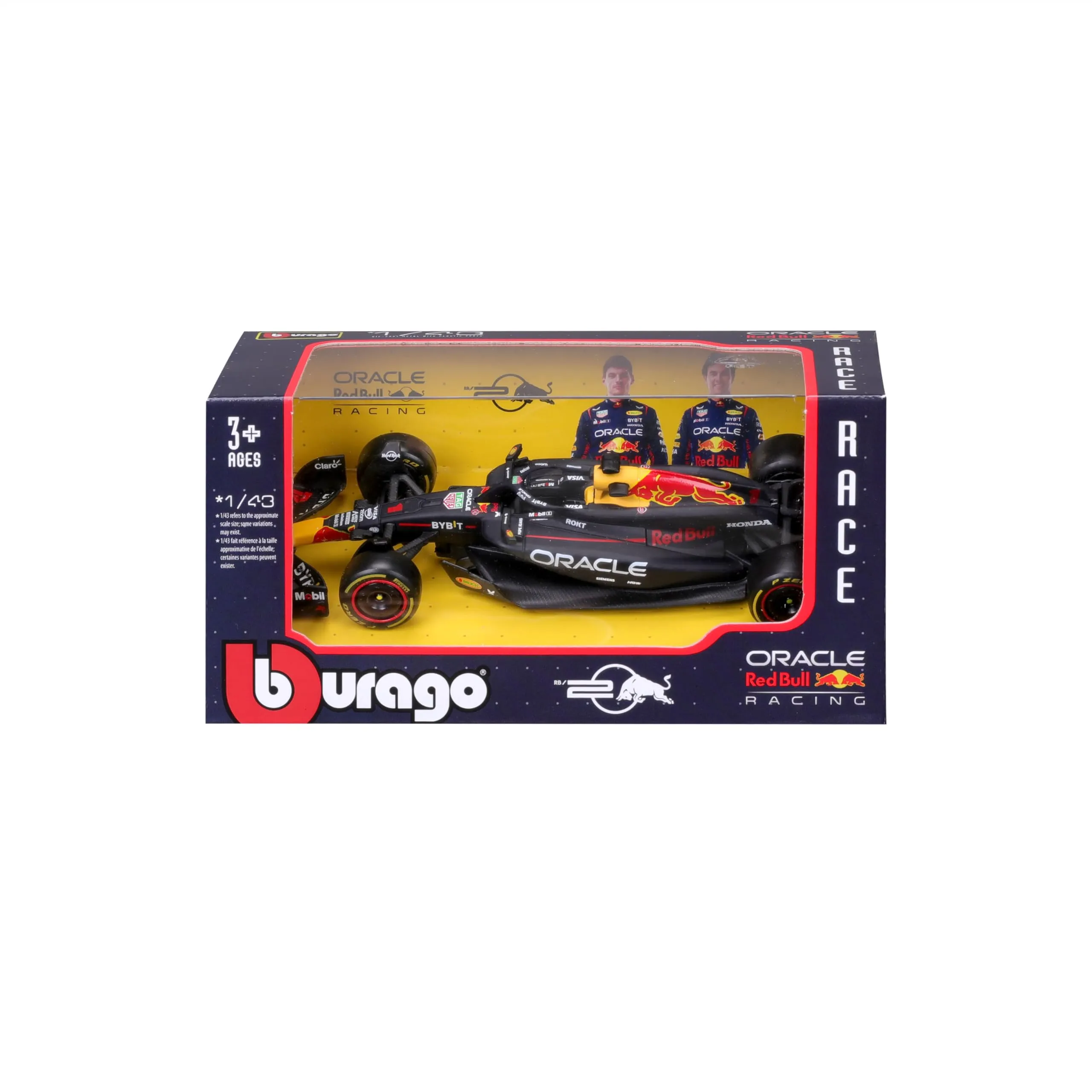 Bburago Red Bull Racing RB20 Max Verstappen #1 2024 Scale 1:43 - immagine 3