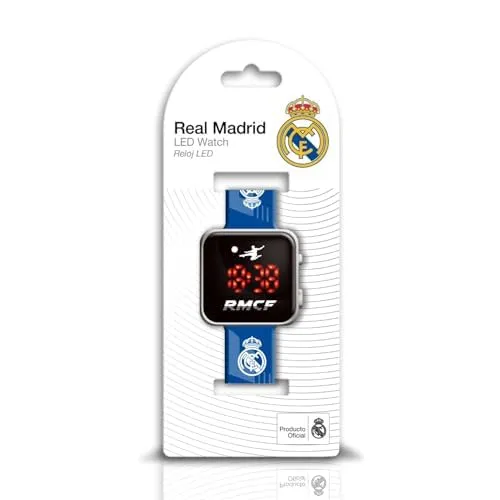 Kids Licensing Orologio Digitale a LED Real Madrid Blu - immagine 4