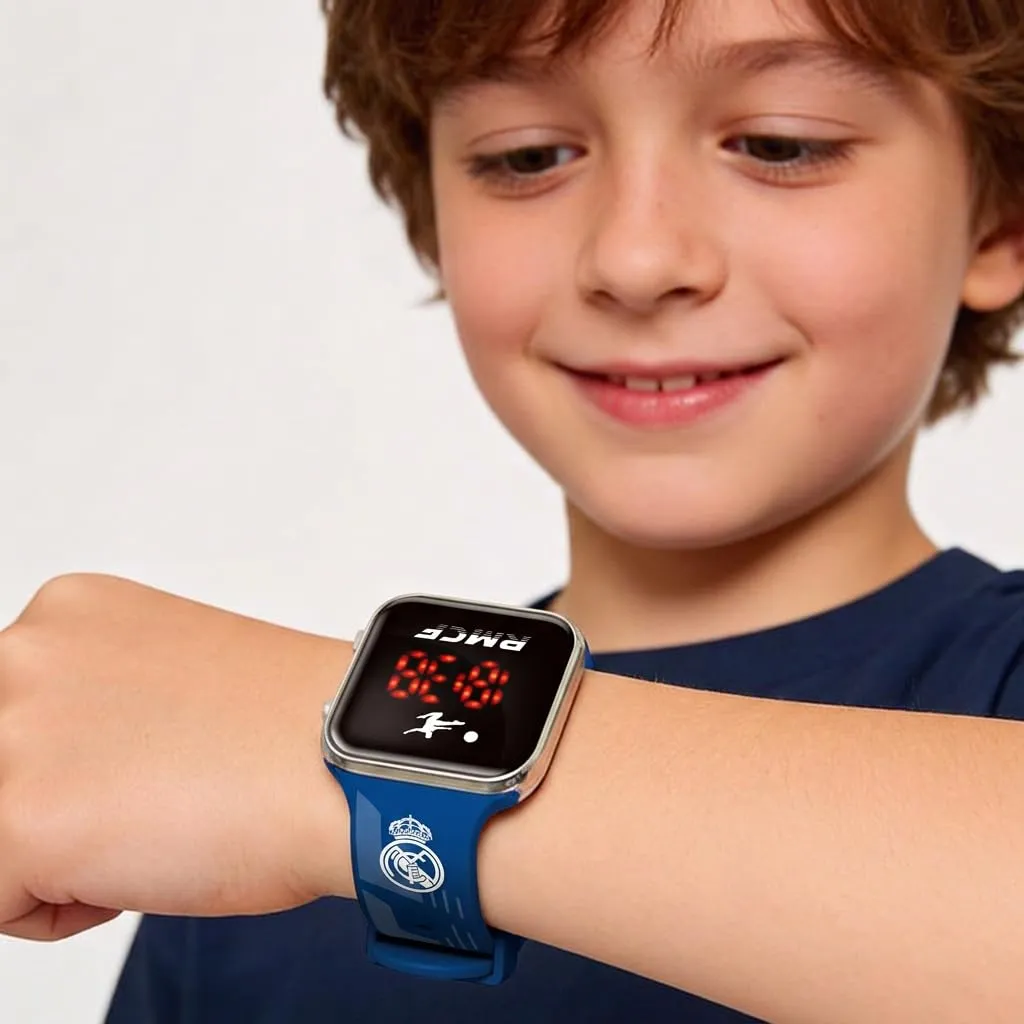 Kids Licensing Orologio Digitale a LED Real Madrid Blu - immagine 5