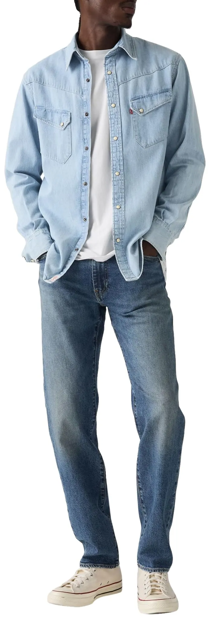 Levi's 502 Taper Jeans Uomo Denim Detour ADV 31W / 30L - immagine 4