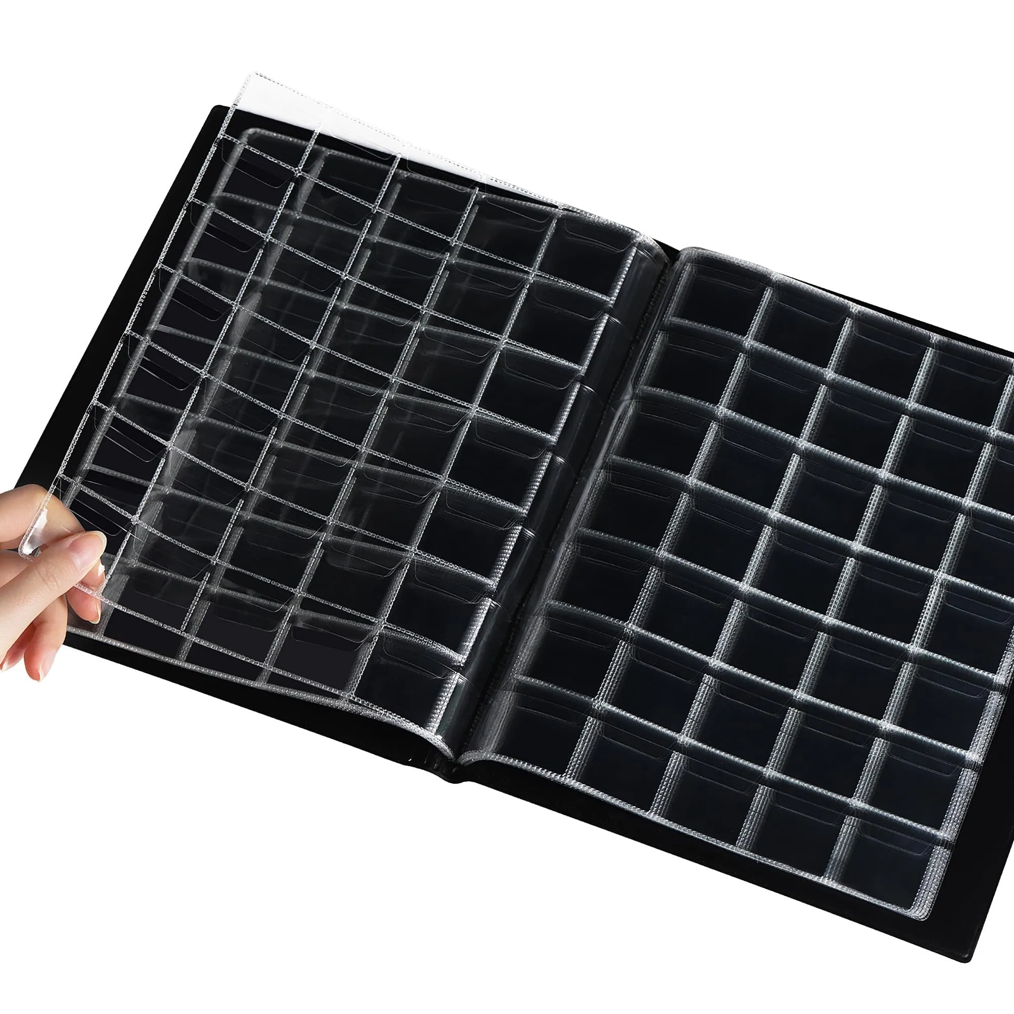 Uncle Paul Album per Monete, 350 Tasche, 35x30 mm - immagine 5