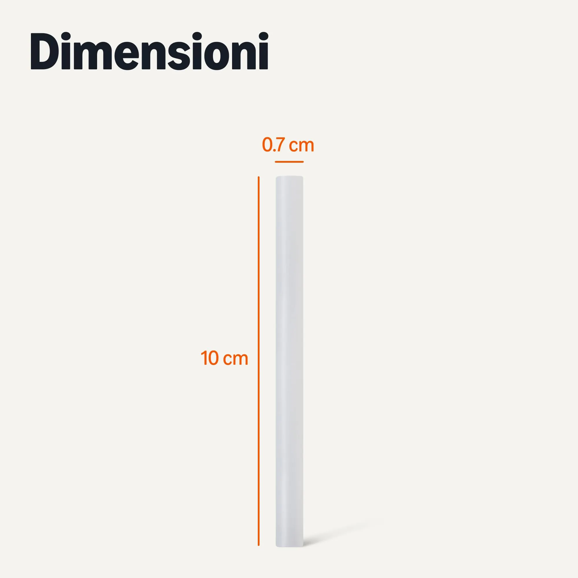 Amazon Basics Bastoncini di colla a caldo mini, 10,16 x 0,68 cm, confezione da 100, Trasparente - immagine 5