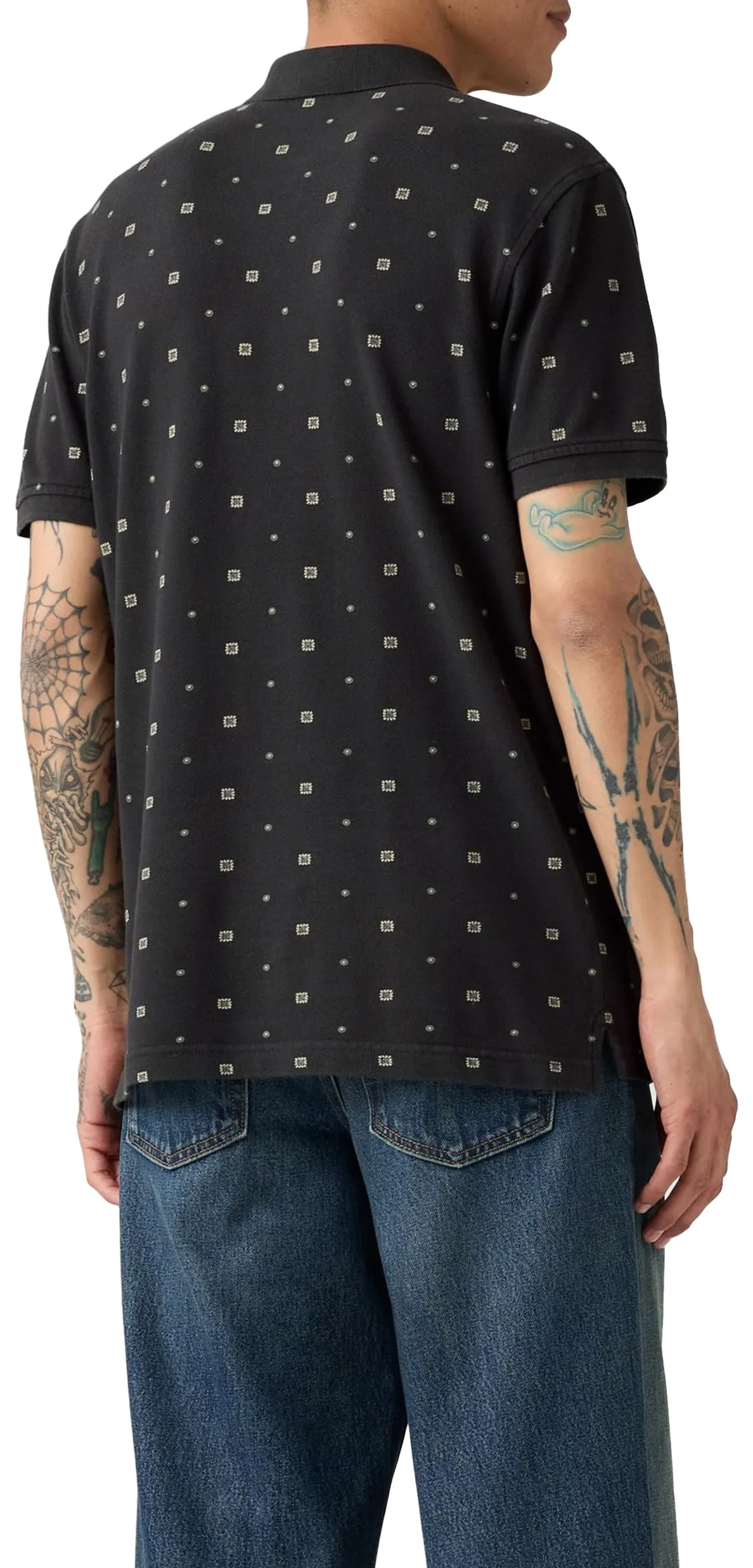 Levi's Polo Ebba Geo Jet Black Print, S - immagine 3