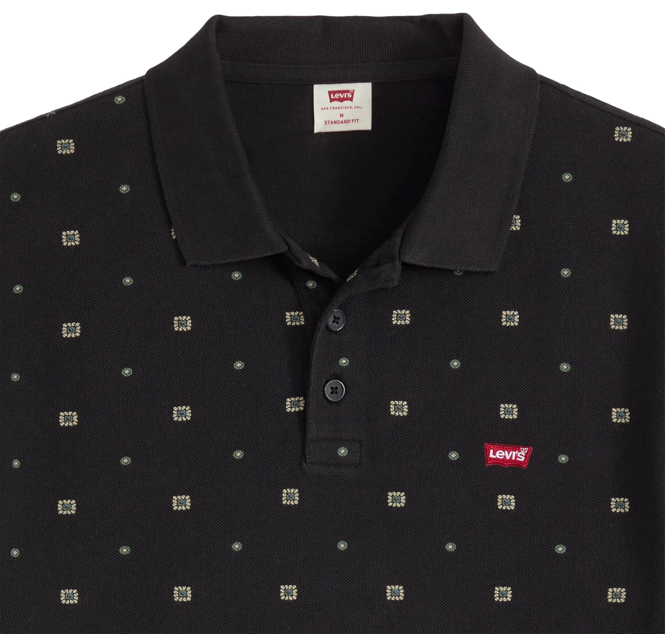 Levi's Polo Ebba Geo Jet Black Print, S - immagine 6