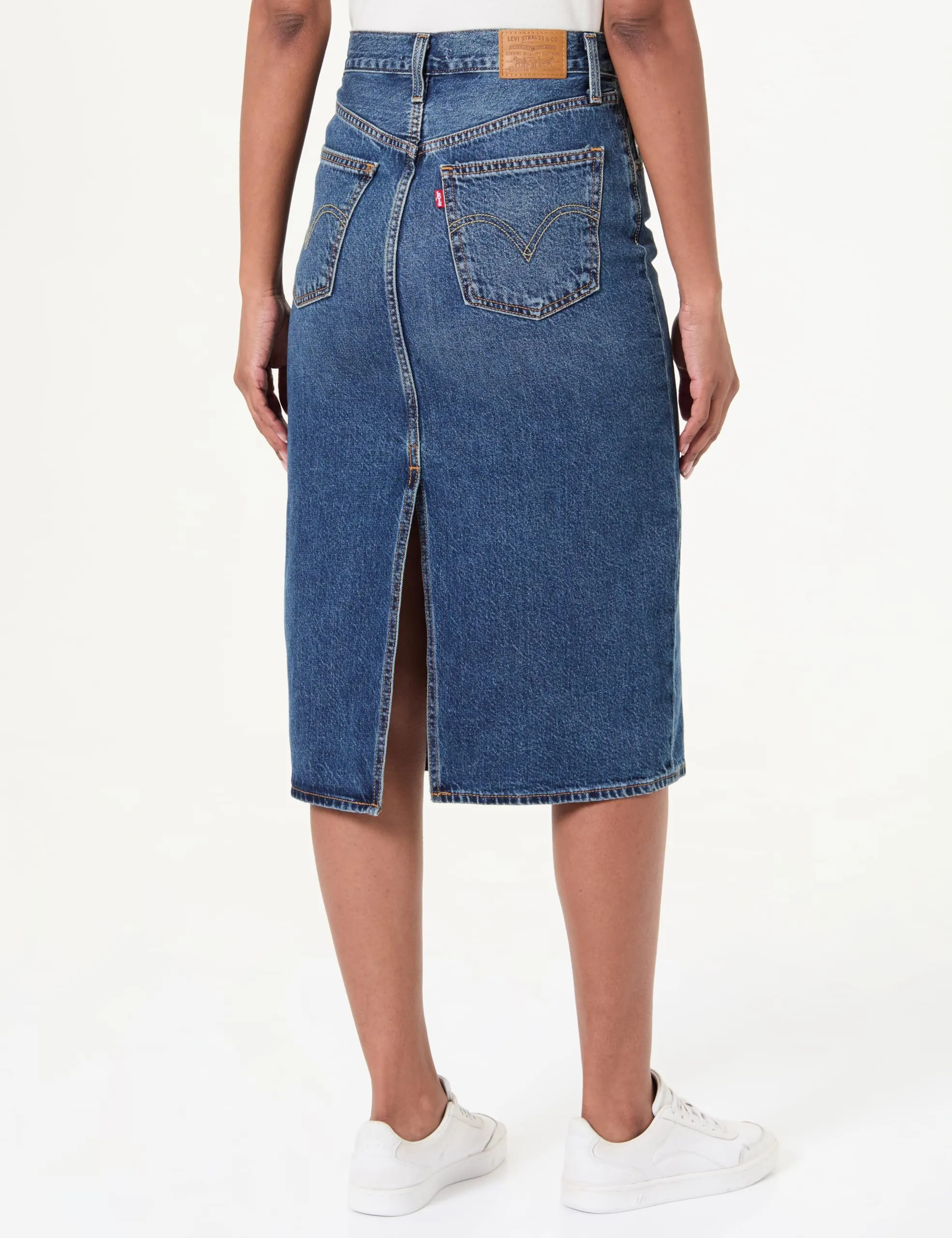 Levi's HR Back Slit Skirt Review Time 31W - immagine 2