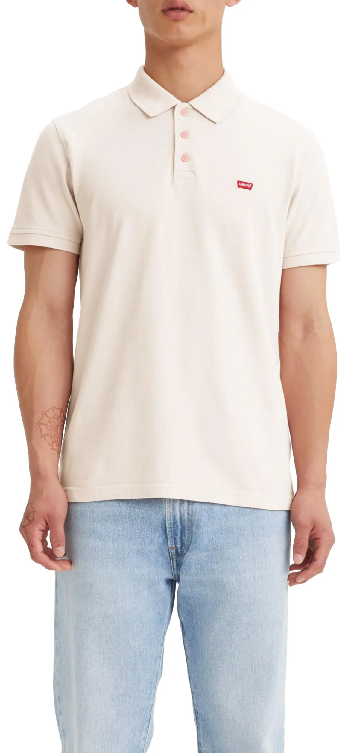 Levi's Housemark Polo Shirt, Crystal Pink, M - immagine 3