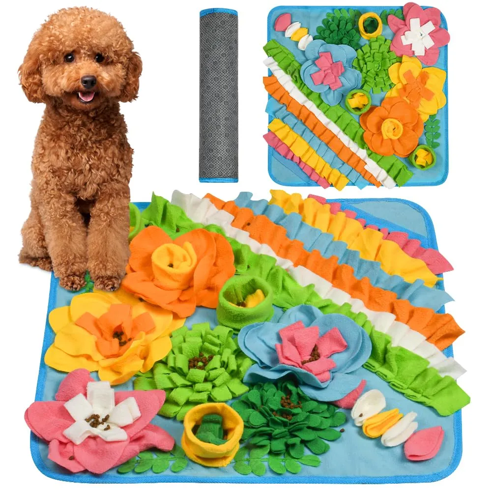 OSDUE Tappeto Olfattivo per Cani, 50 x 50 cm, Lavabile e Antiscivolo, Giocattolo di Attivazione Mentale e Foraggiamento - immagine 1