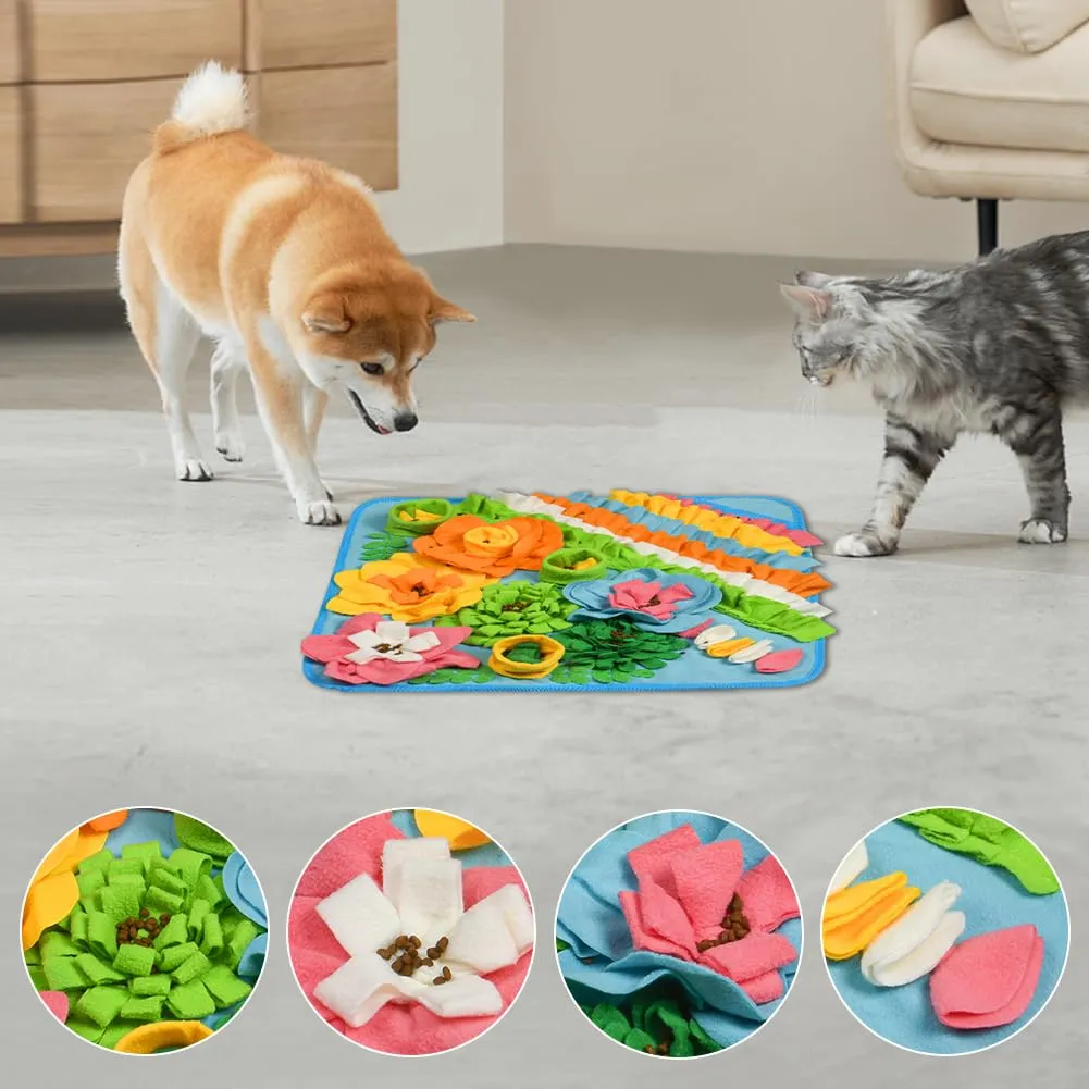 OSDUE Tappeto Olfattivo per Cani, 50 x 50 cm, Lavabile e Antiscivolo, Giocattolo di Attivazione Mentale e Foraggiamento - immagine 3