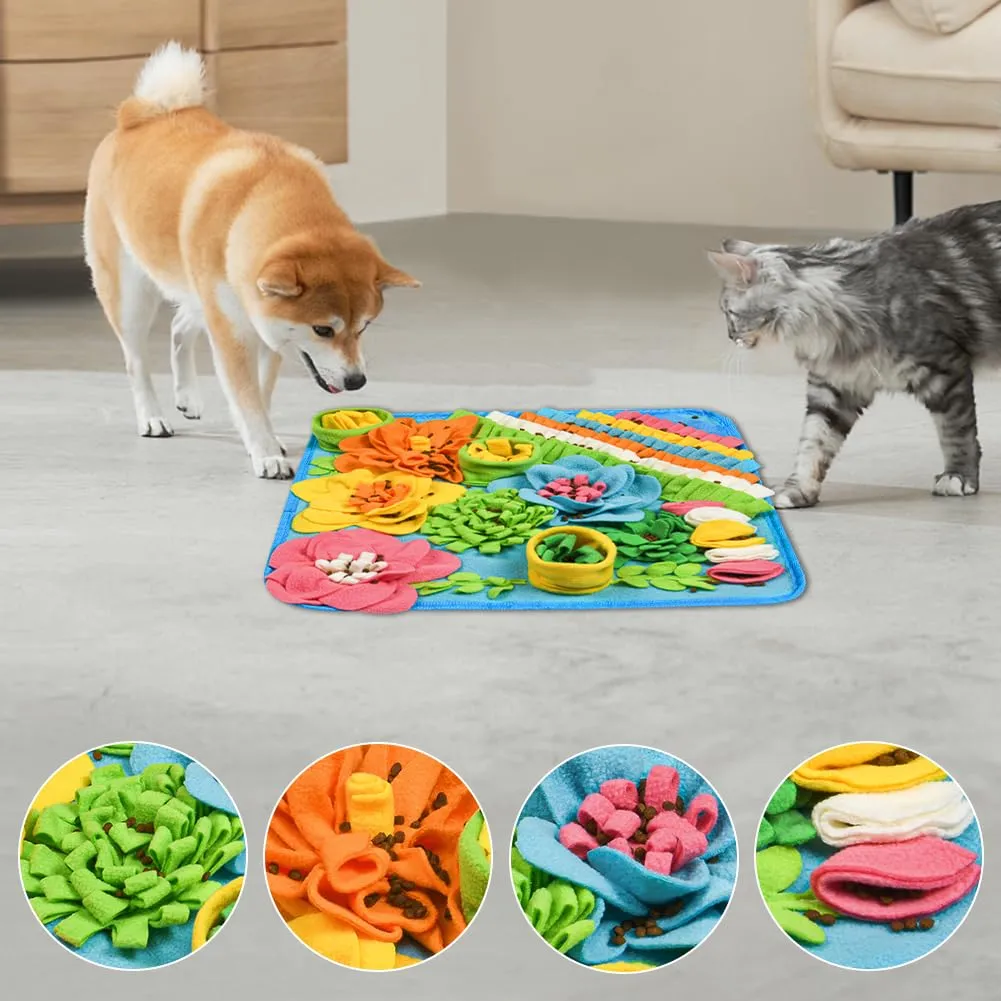 OSDUE Tappeto Olfattivo per Cani, Tappetino Puzzle per Addestramento e Foraggiamento, Lavabile e Antiscivolo, 39 x 39 cm - immagine 3