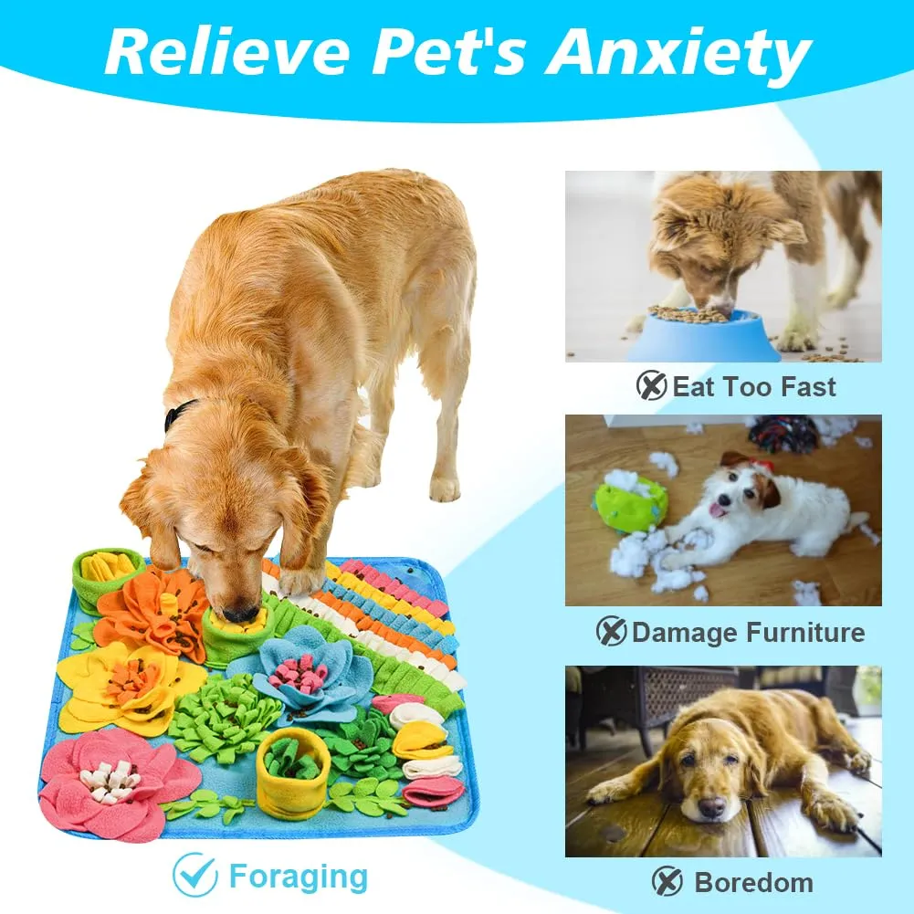 OSDUE Tappeto Olfattivo per Cani, Tappetino Puzzle per Addestramento e Foraggiamento, Lavabile e Antiscivolo, 39 x 39 cm - immagine 5