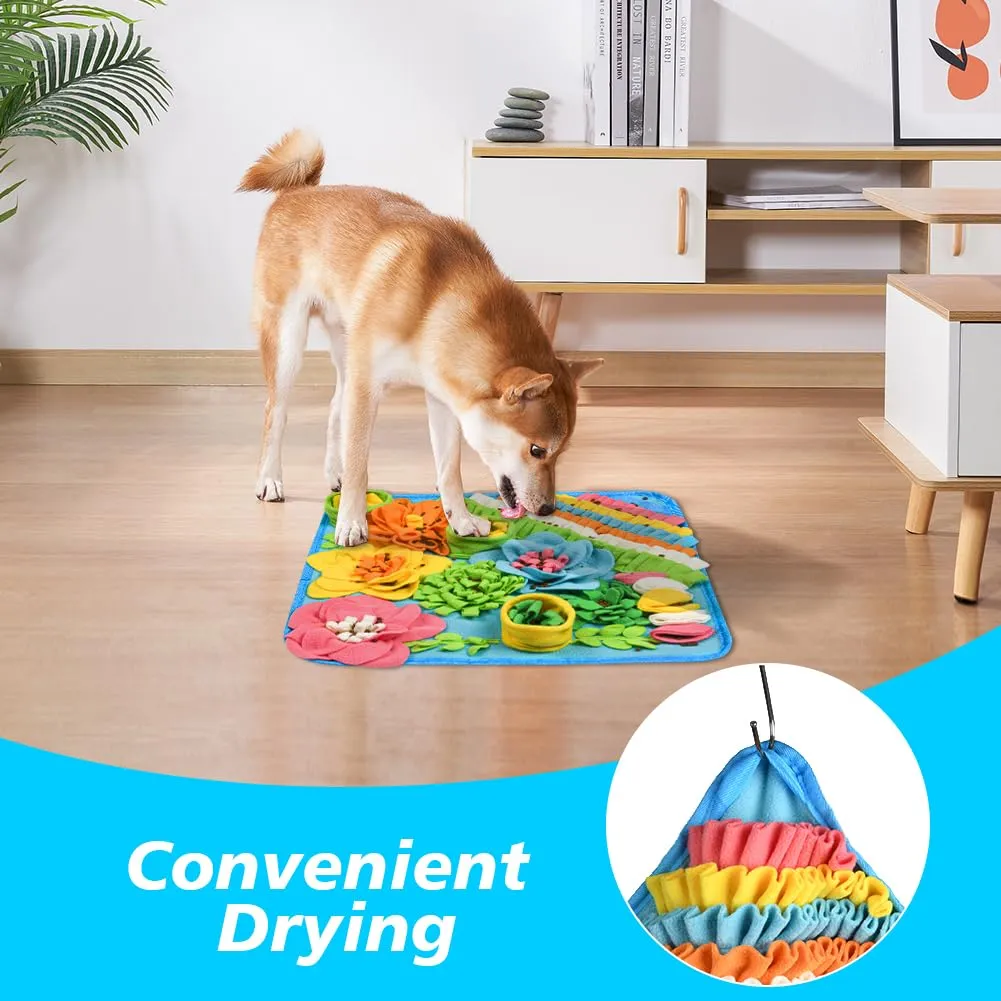 OSDUE Tappeto Olfattivo per Cani, Tappetino Puzzle per Addestramento e Foraggiamento, Lavabile e Antiscivolo, 39 x 39 cm - immagine 7