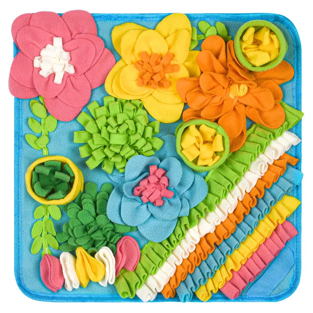 OSDUE Tappeto Olfattivo per Cani, Tappetino Puzzle per Addestramento e Foraggiamento, Lavabile e Antiscivolo, 39 x 39 cm - immagine 9