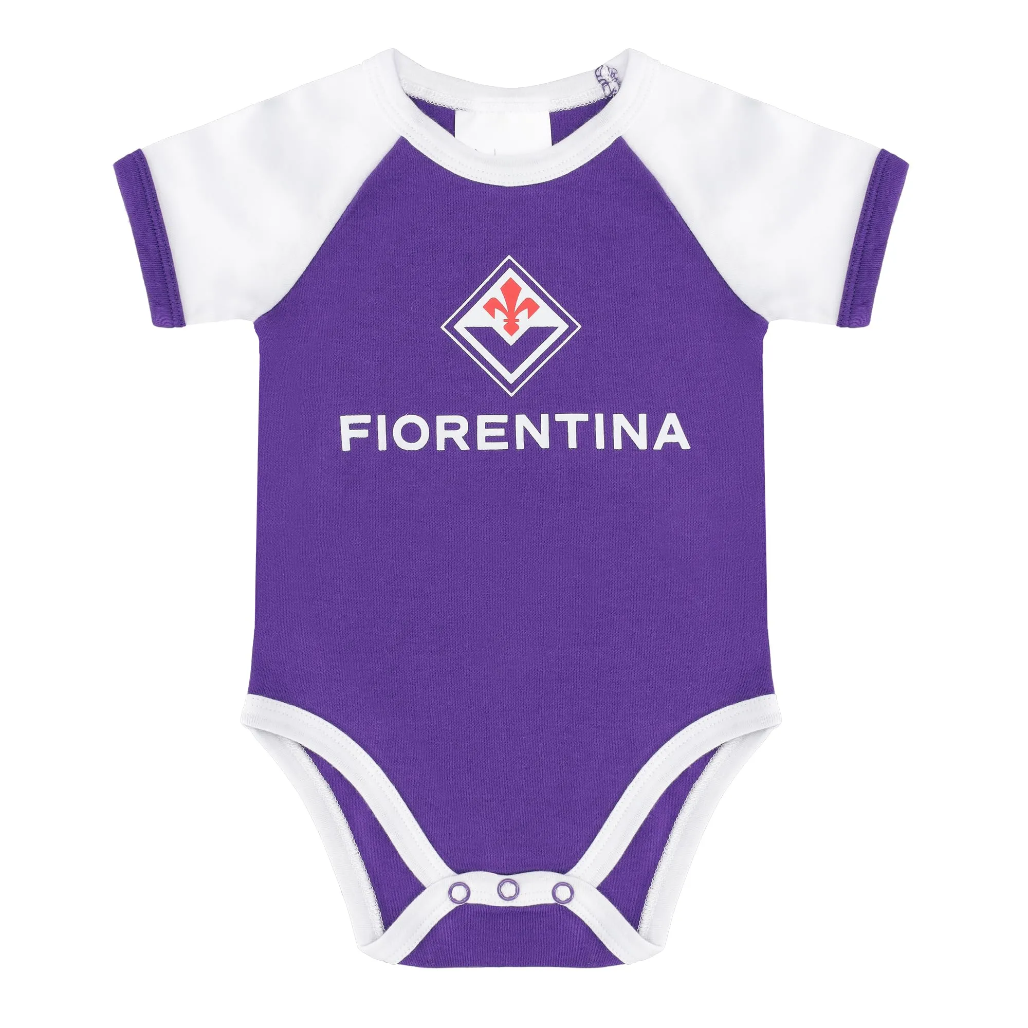 Only4fan ACF Fiorentina Set Completo Neonato, Viola, 0-3 Mesi - immagine 2