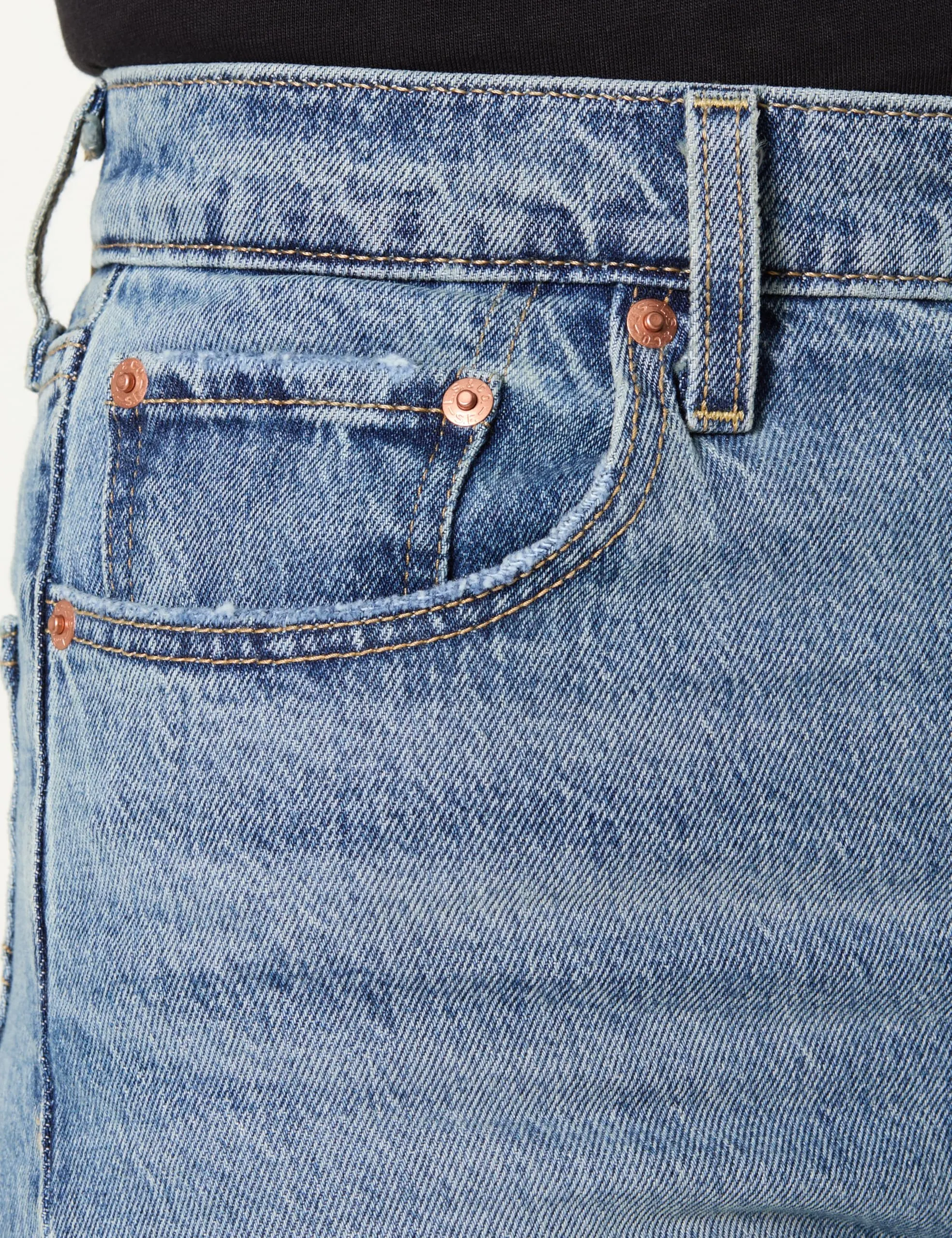 Levi's Ribcage Straight Ankle Jeans, Queen Mother, 32W / 29L - immagine 3