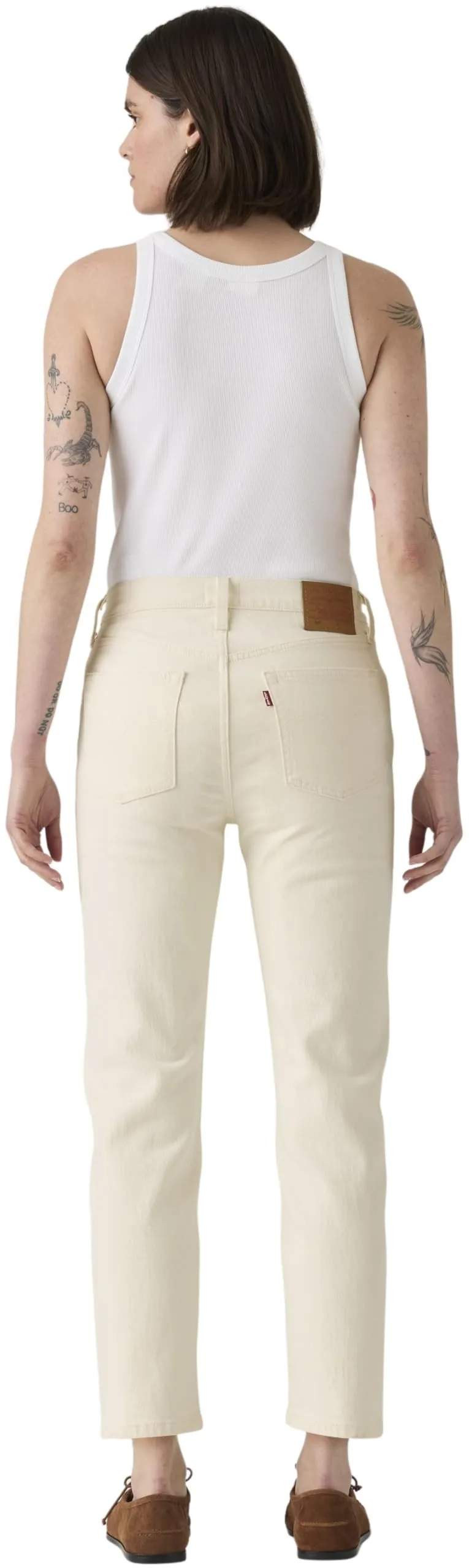 Levi's 501 Crop Jeans Donna, Spacey Brown Rice, 25W / 28L - immagine 3
