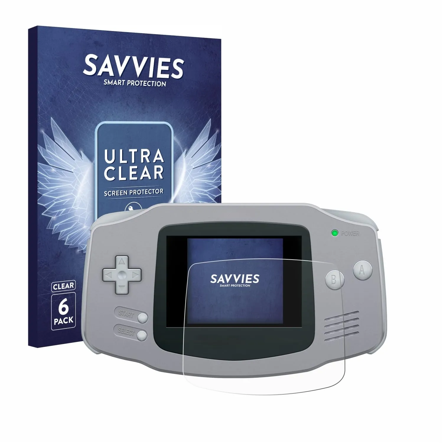 savvies Pellicola Protettiva per Nintendo Gameboy Advance GBA - immagine 1